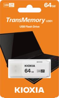 KIOXIA 64GB USB 3.2 U301 Beyaz LU301W064GG4 USB BELLEK